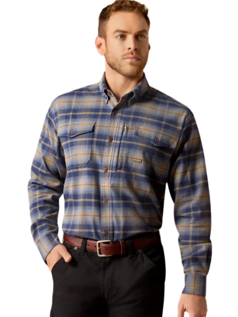 Ariat Rebar work shirt men’s flannel large